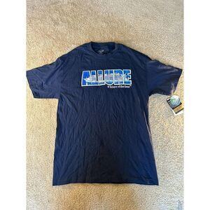 Royal Caribbean Cruise Allure of the Seas Ship Blue T Shirt Size Large NEW